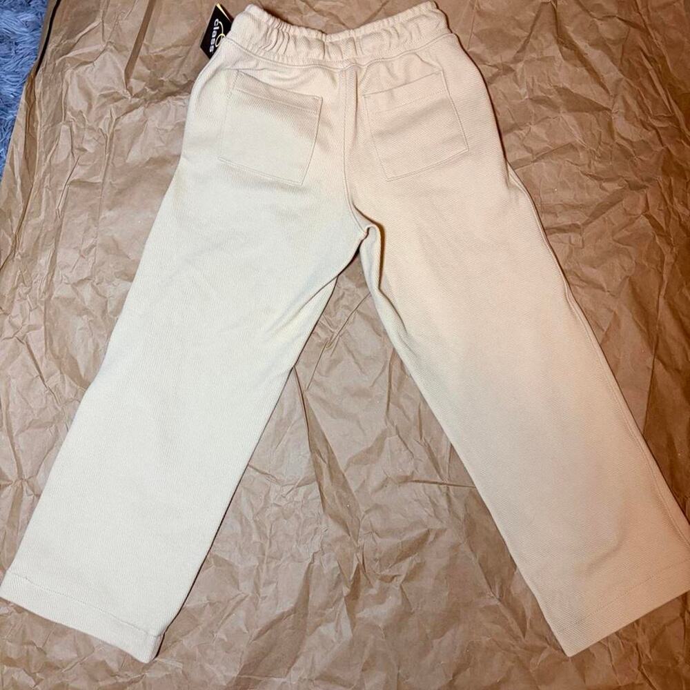 Art Class Kids Beige Wide Leg Joggers Size S (6/7) Boys